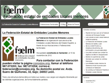 Tablet Screenshot of entidadeslocalesmenores.org